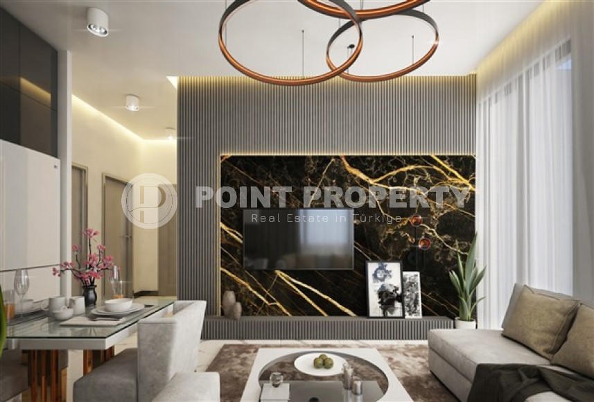 Квартира на 1-м этаже в жилом комплексе на этапе строительства, в 1600 метрах от моря-id-6607-фото-2