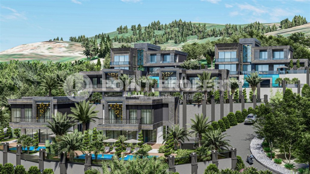 Luxury villas from the developer, in a green, environmentally friendly area of Alanya - Kargicak-id-6615-photo-5