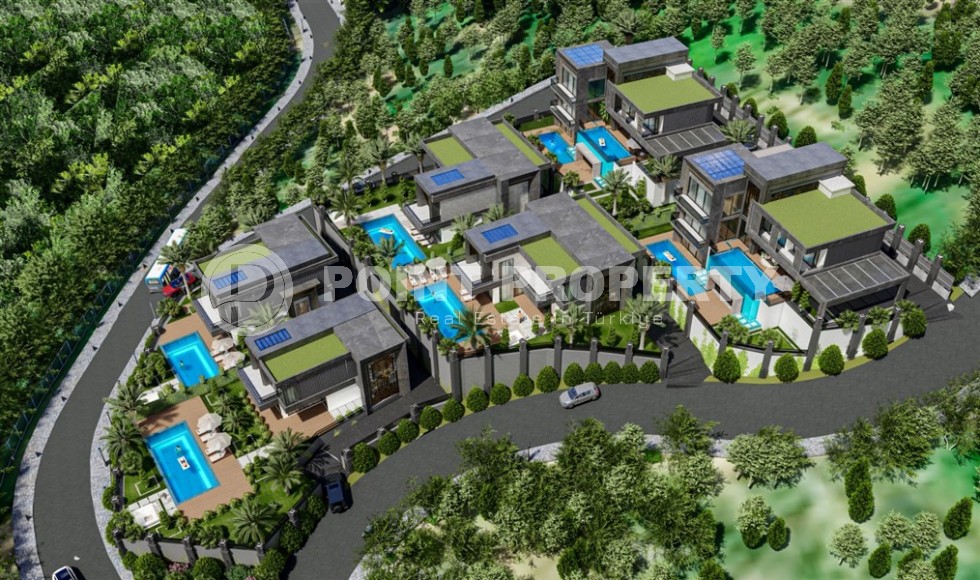 Luxury villas from the developer, in a green, environmentally friendly area of Alanya - Kargicak-id-6615-photo-7