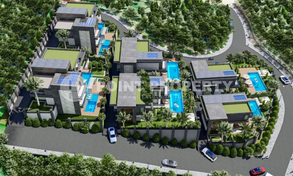 Luxury villas from the developer, in a green, environmentally friendly area of Alanya - Kargicak-id-6615-photo-8