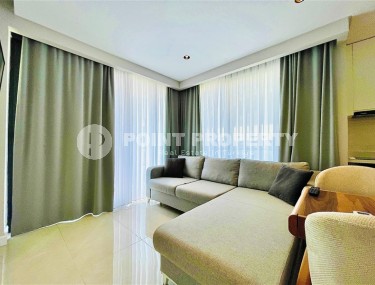 Стильная квартира с современным дизайном, в новом жилом комплексе, в центре Аланьи-id-6619-фото-2