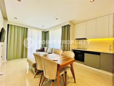 Стильная квартира с современным дизайном, в новом жилом комплексе, в центре Аланьи-id-6619-фото-4