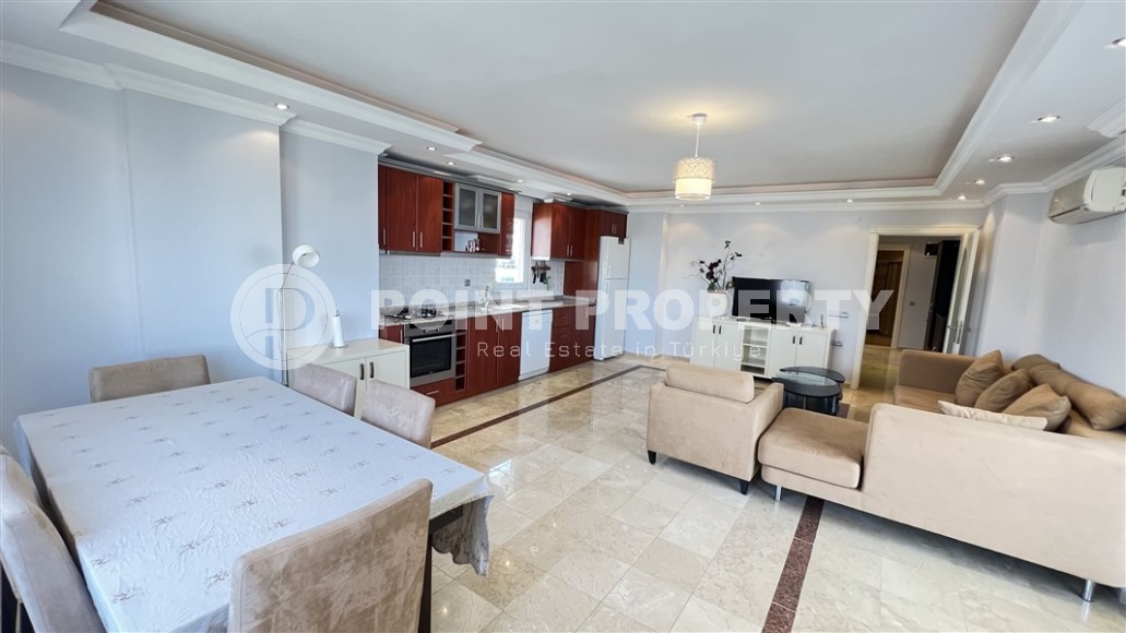 Уютная квартира с видом на море и горы, в центре спокойного района Аланьи - Тосмур-id-6622-фото-4