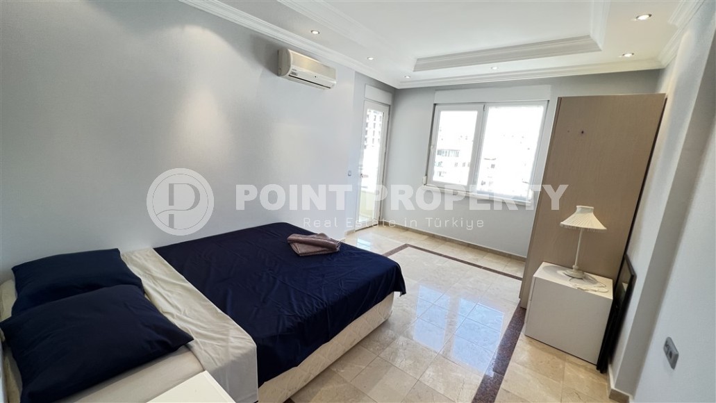 Уютная квартира с видом на море и горы, в центре спокойного района Аланьи - Тосмур-id-6622-фото-5