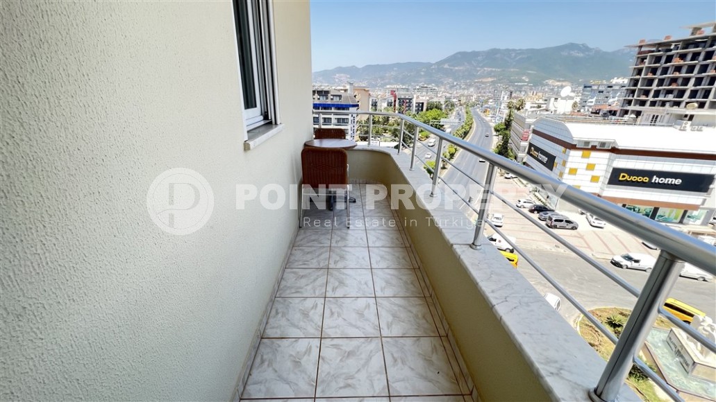 Уютная квартира с видом на море и горы, в центре спокойного района Аланьи - Тосмур-id-6622-фото-9