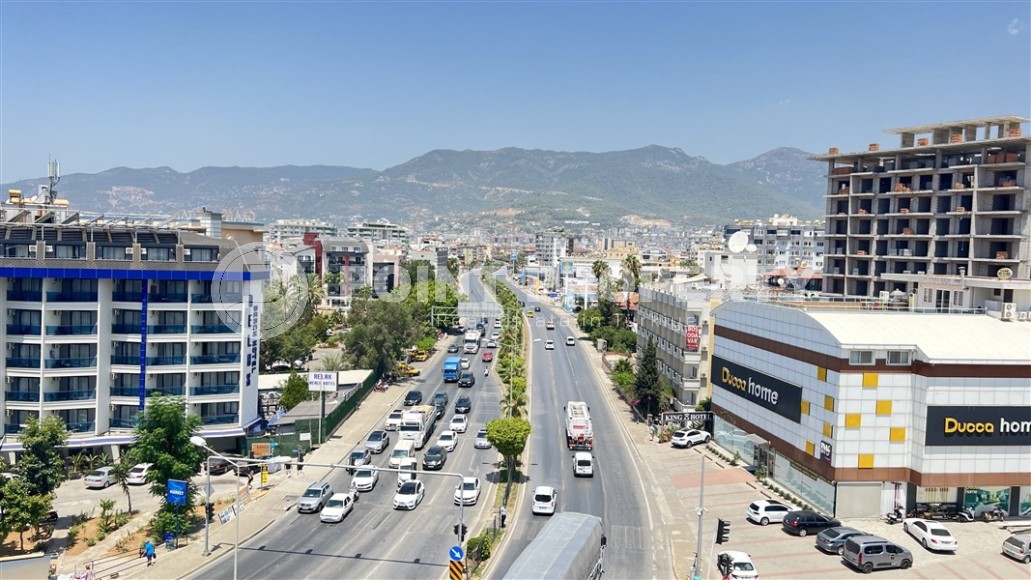 Уютная квартира с видом на море и горы, в центре спокойного района Аланьи - Тосмур-id-6622-фото-11