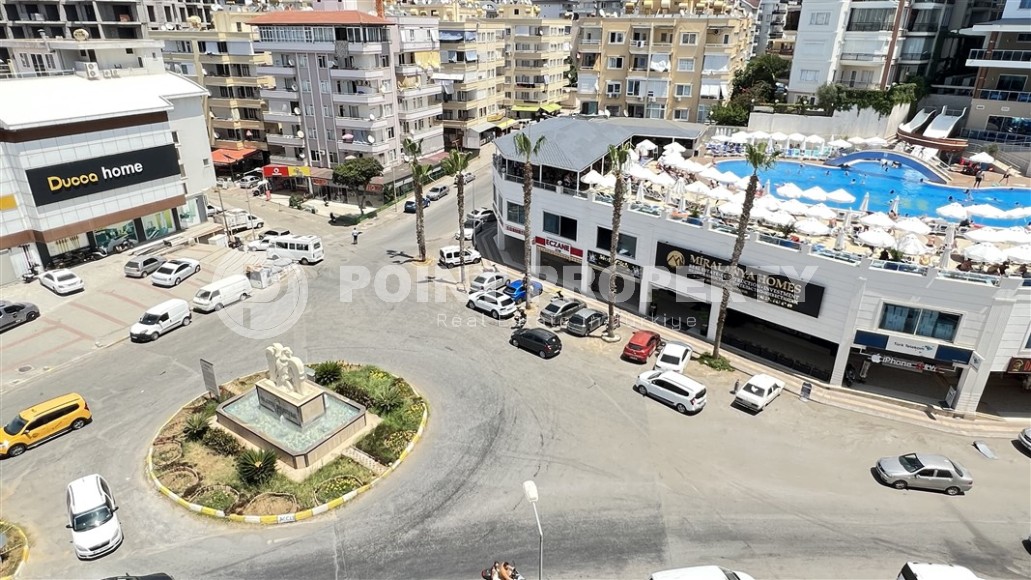 Уютная квартира с видом на море и горы, в центре спокойного района Аланьи - Тосмур-id-6622-фото-12