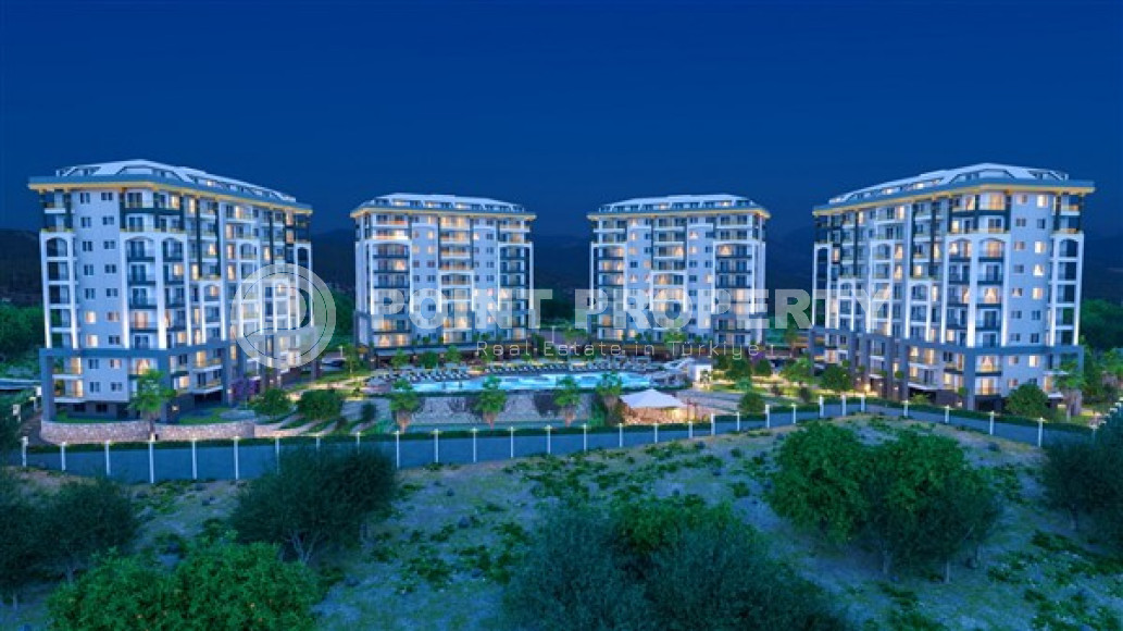 New one-bedroom apartment, 46m² in an elite complex 900m from Incekum beach in Avsallar-id-1521-photo-2