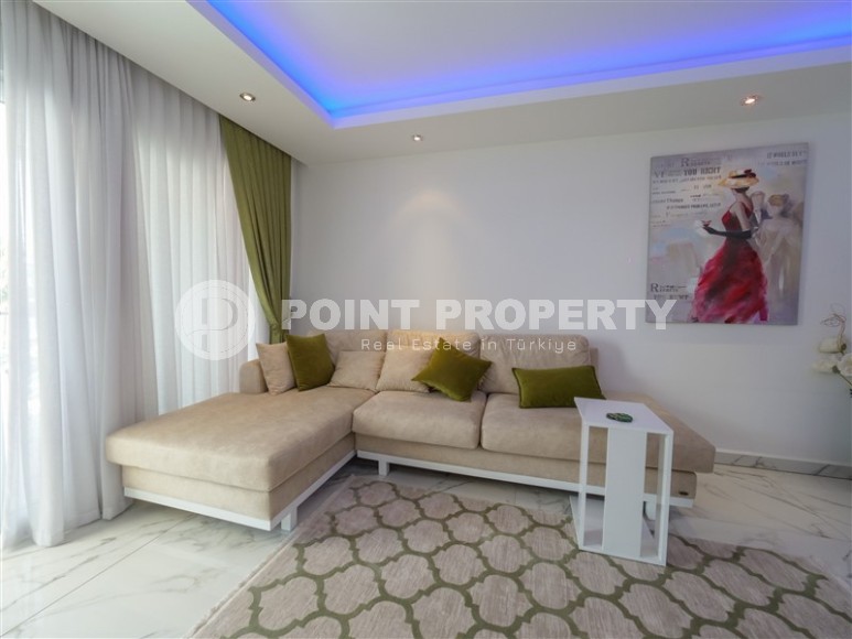 Современная квартира с просторной открытой террасой, на 1-м этаже в комфортабельном жилом комплексе, с богатой внутренней инфраструктурой-id-6628-фото-3