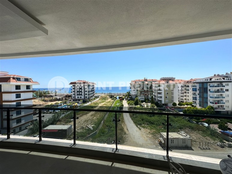 Комфортабельная квартира с видом на море, на 4-м этаже в современном жилом комплексе, в центре престижного района Аланьи - Кестель-id-6631-фото-9