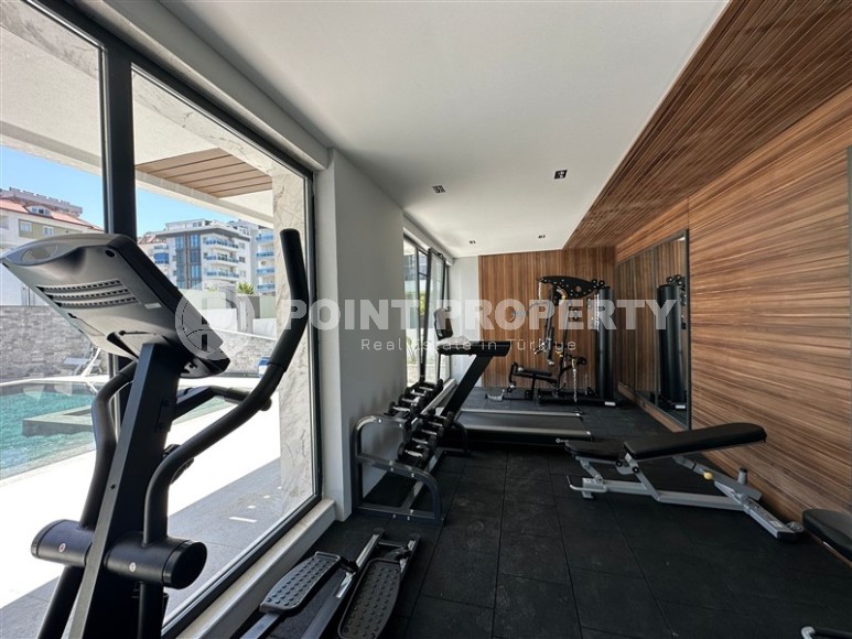 Комфортабельная квартира с видом на море, на 4-м этаже в современном жилом комплексе, в центре престижного района Аланьи - Кестель-id-6631-фото-11