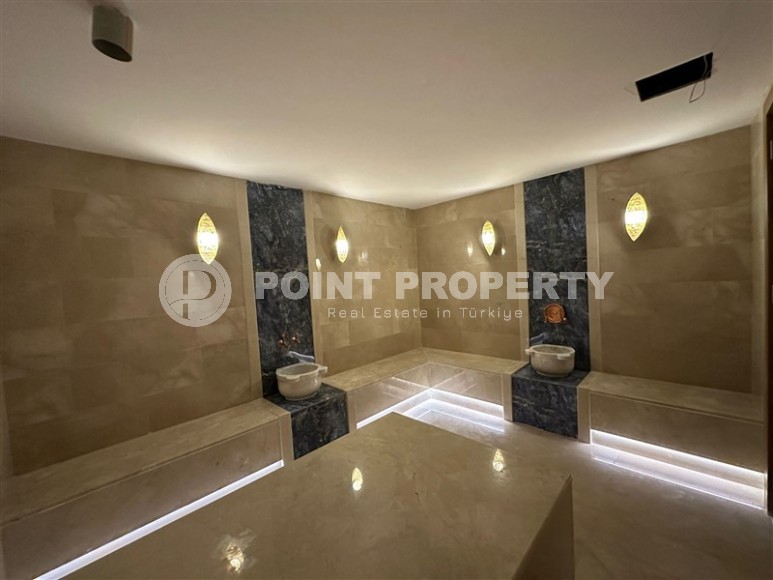 Комфортабельная квартира с видом на море, на 4-м этаже в современном жилом комплексе, в центре престижного района Аланьи - Кестель-id-6631-фото-13