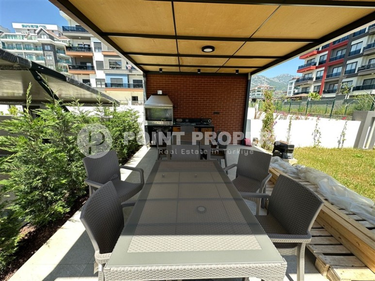 Комфортабельная квартира с видом на море, на 4-м этаже в современном жилом комплексе, в центре престижного района Аланьи - Кестель-id-6631-фото-15