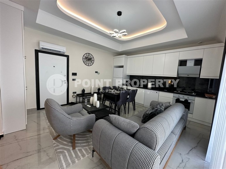 Panoramic duplex with sea views, in a new residential complex, in the center of Mahmutlar-id-6634-photo-2