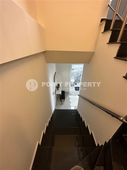 Панорамный дуплекс с видом на море, в новом жилом комплексе, в центре района Махмутлар-id-6634-фото-7