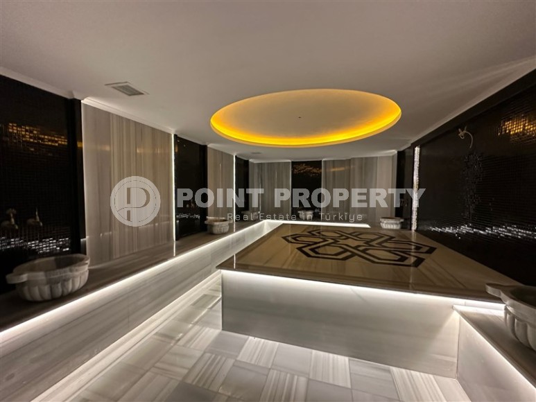 Панорамный дуплекс с видом на море, в новом жилом комплексе, в центре района Махмутлар-id-6634-фото-17