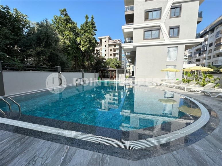 Панорамный дуплекс с видом на море, в новом жилом комплексе, в центре района Махмутлар-id-6634-фото-19