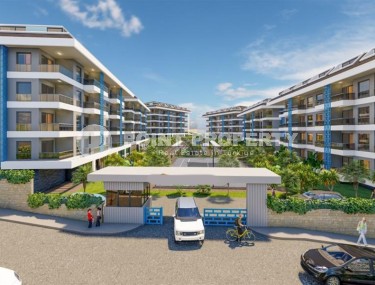 New apartment 300 meters from the sea, in the center of the prestigious area of Alanya - Kestel-id-6636-photo-1