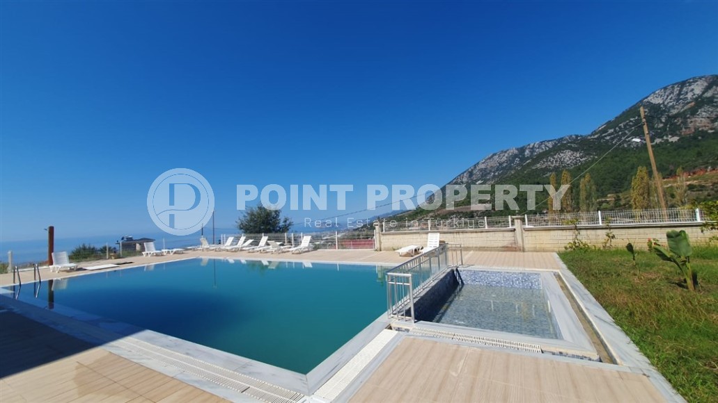 Большая двухуровневая квартира с панорамным видом на море и горы, в современном районе Аланьи - Махмутлар-id-6638-фото-23