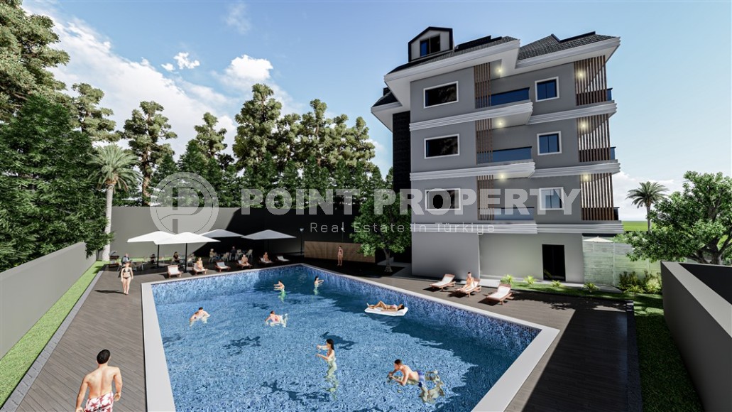 Компактная новая квартира в жилом комплексе 2023 года постройки, в зеленом, экологически чистом районе Аланьи - Каргыджак-id-6639-фото-9