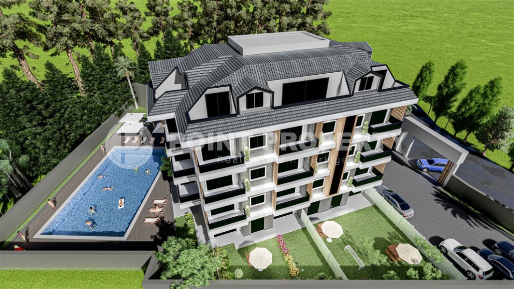 Компактная новая квартира в жилом комплексе 2023 года постройки, в зеленом, экологически чистом районе Аланьи - Каргыджак-id-6639-фото-10