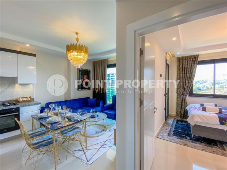 Modern, comfortable apartment 1+1, with mountain views, on the 10th floor, in a residential complex built in 2021-id-6640-photo-5