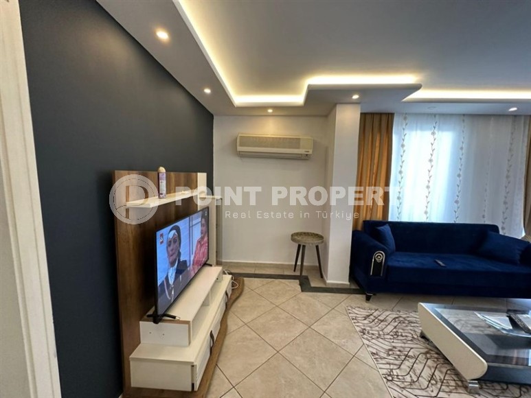 Furnished two-level apartment 3+1, with a total area of 145 m2, in the center of the modern area of Alanya - Lower Oba-id-6645-photo-2