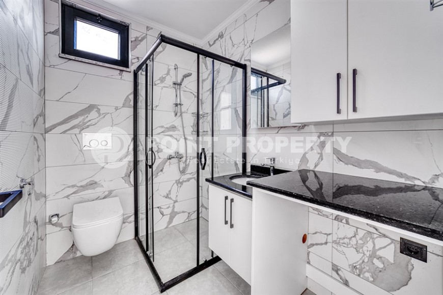 Стильная квартира с качественной чистовой отделкой, в 1300 метрах от моря, в центре Аланьи-id-6651-фото-7