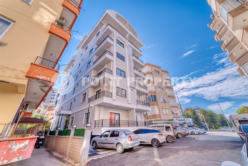 Стильная квартира с качественной чистовой отделкой, в 1300 метрах от моря, в центре Аланьи-id-6651-фото-17