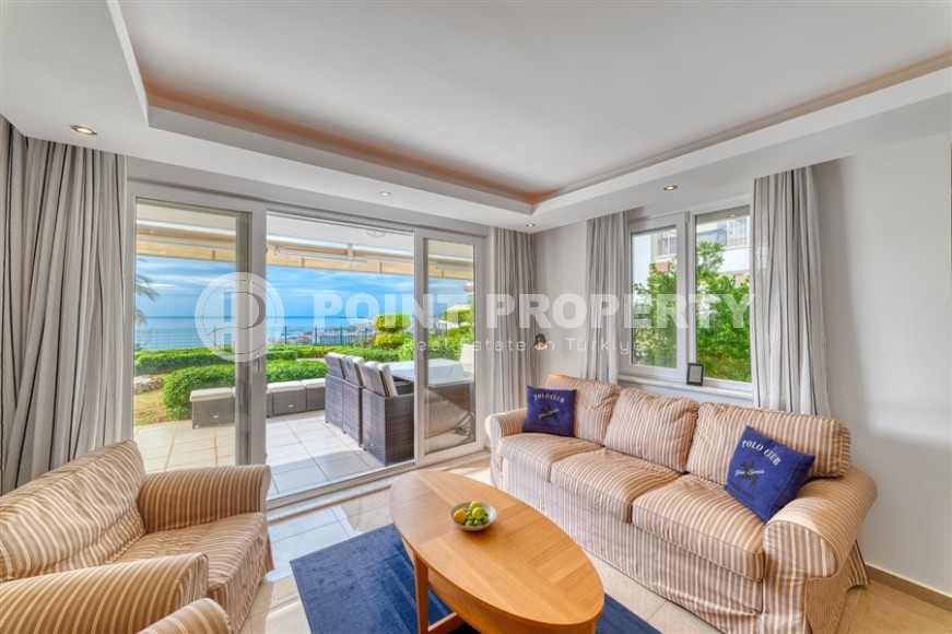 Атмосферная квартира с собственным садом, в 500 метрах от пляжа, в живописном районе Аланьи - Конаклы-id-6653-фото-5