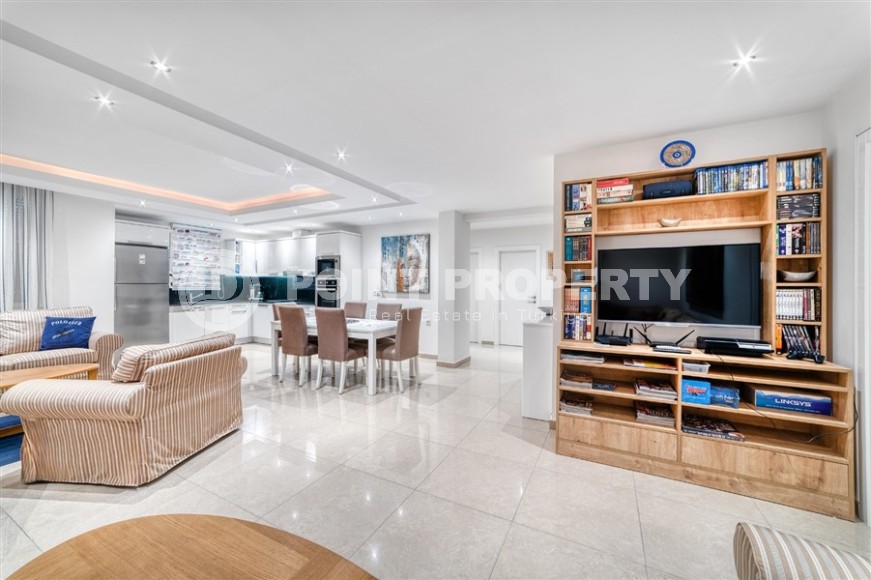 Атмосферная квартира с собственным садом, в 500 метрах от пляжа, в живописном районе Аланьи - Конаклы-id-6653-фото-7