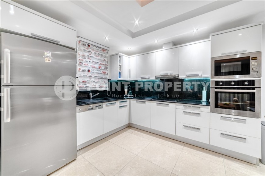 Атмосферная квартира с собственным садом, в 500 метрах от пляжа, в живописном районе Аланьи - Конаклы-id-6653-фото-9