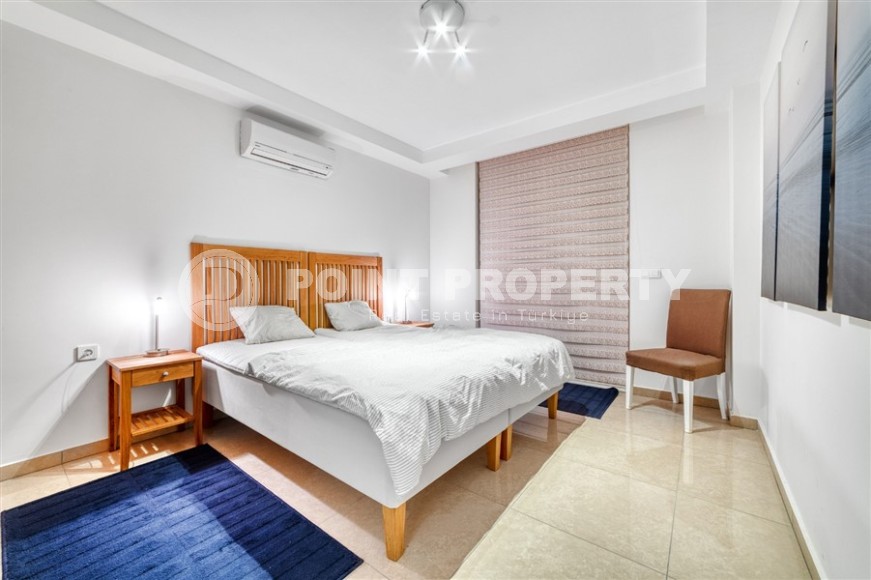 Атмосферная квартира с собственным садом, в 500 метрах от пляжа, в живописном районе Аланьи - Конаклы-id-6653-фото-12