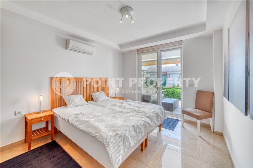 Атмосферная квартира с собственным садом, в 500 метрах от пляжа, в живописном районе Аланьи - Конаклы-id-6653-фото-13