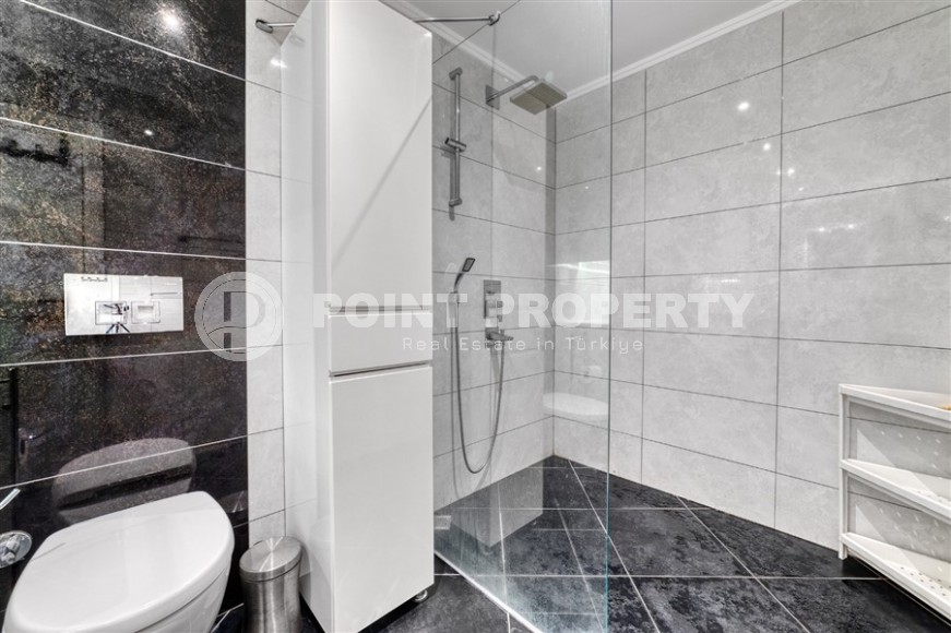 Атмосферная квартира с собственным садом, в 500 метрах от пляжа, в живописном районе Аланьи - Конаклы-id-6653-фото-17