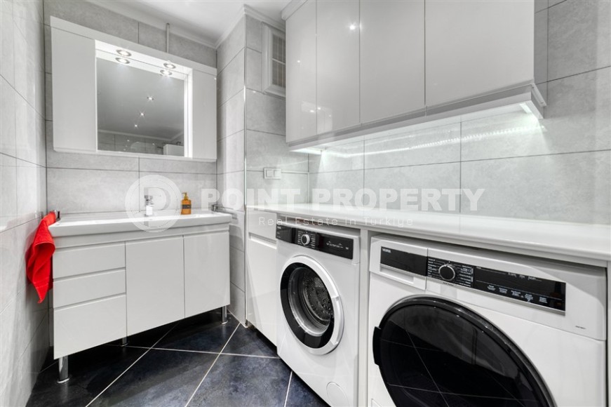 Атмосферная квартира с собственным садом, в 500 метрах от пляжа, в живописном районе Аланьи - Конаклы-id-6653-фото-18