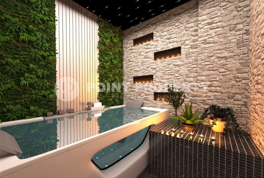 Две стильные новые виллы в живописной, экологически чистой местности, в элитном районе Аланьи - Бекташ-id-6664-фото-3