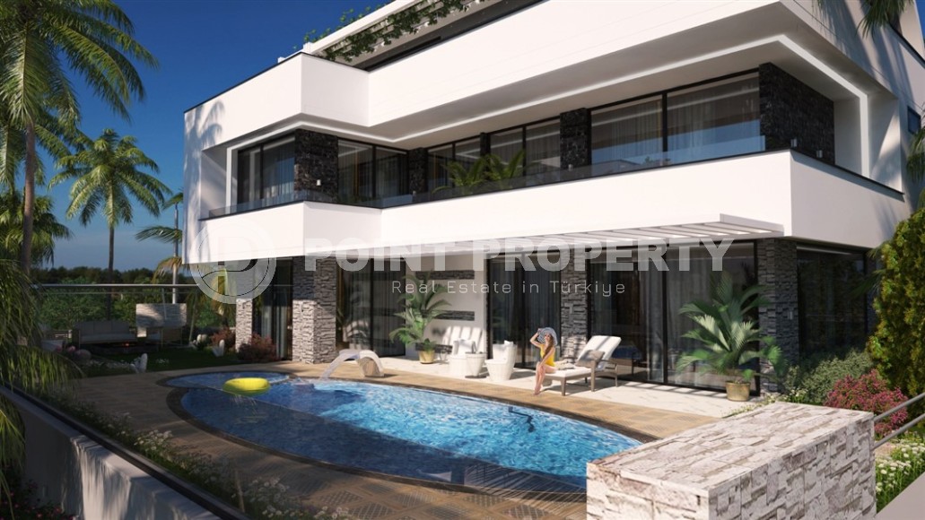 Две стильные новые виллы в живописной, экологически чистой местности, в элитном районе Аланьи - Бекташ-id-6664-фото-5