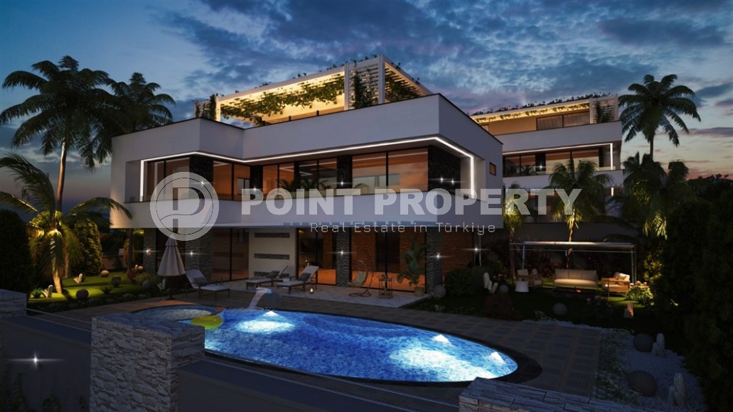 Две стильные новые виллы в живописной, экологически чистой местности, в элитном районе Аланьи - Бекташ-id-6664-фото-6