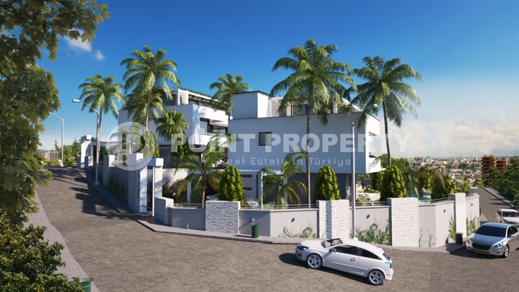 Две стильные новые виллы в живописной, экологически чистой местности, в элитном районе Аланьи - Бекташ-id-6664-фото-7