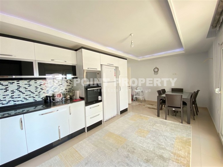 Большая двухуровневая квартира с панорамным видом на море и гору Кале, в спокойном районе Аланьи - Джикджилли-id-6672-фото-5