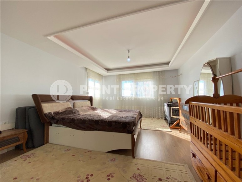 Большая двухуровневая квартира с панорамным видом на море и гору Кале, в спокойном районе Аланьи - Джикджилли-id-6672-фото-7