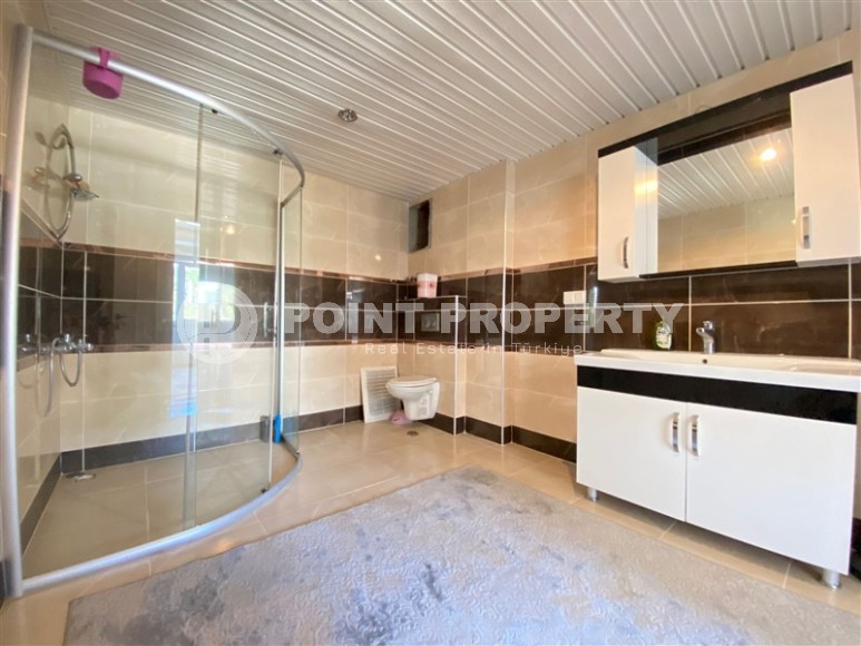 Большая двухуровневая квартира с панорамным видом на море и гору Кале, в спокойном районе Аланьи - Джикджилли-id-6672-фото-13