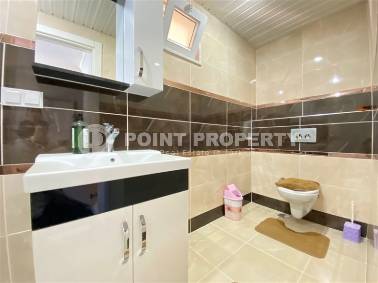 Большая двухуровневая квартира с панорамным видом на море и гору Кале, в спокойном районе Аланьи - Джикджилли-id-6672-фото-15