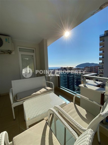 Большая двухуровневая квартира с панорамным видом на море и гору Кале, в спокойном районе Аланьи - Джикджилли-id-6672-фото-17