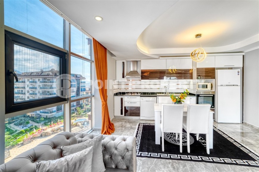 Комфортабельная квартира с новым ремонтом и современным дизайном, в роскошном жилом комплексе, с просторной территорией и богатейшей внутренней инфраструктурой-id-6685-фото-4