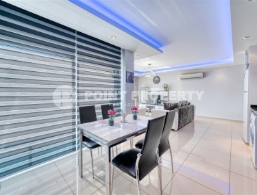 Apartment with modern design, furniture and household appliances, on the 3rd floor in a comfortable residential complex, with swimming pools, a cinema and bowling alley-id-6690-photo-4