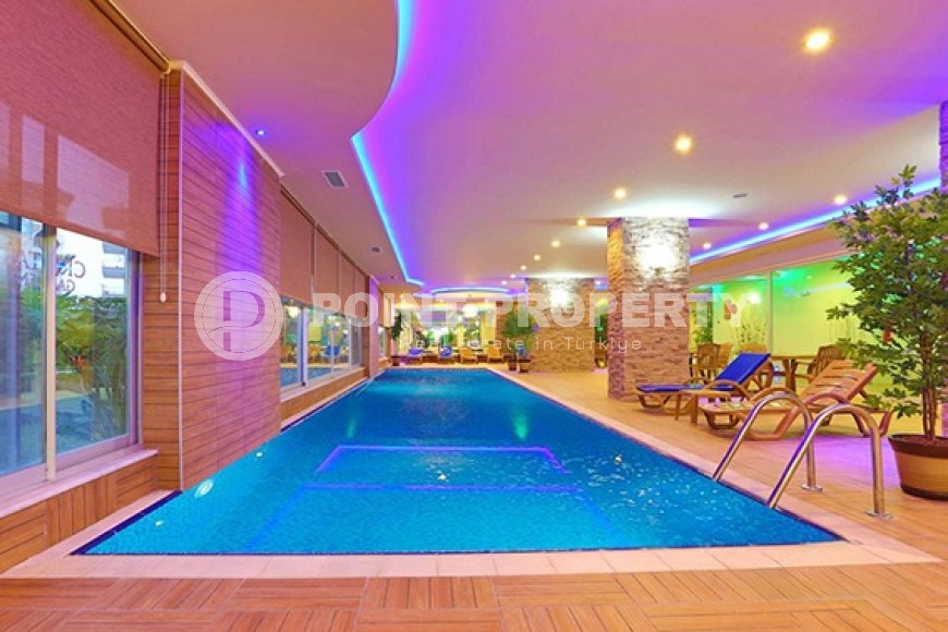 Apartment with modern design, furniture and household appliances, on the 3rd floor in a comfortable residential complex, with swimming pools, a cinema and bowling alley-id-6690-photo-19