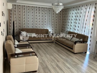 Комфортабельная квартира 2+1, с двумя застекленными балконами, в 850 метрах от моря, в спокойном районе Аланьи - Тосмур-id-6693-фото-1