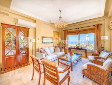 Панорамная двухэтажная вилла с роскошным видом на море, в зеленом, экологически чистом районе Аланьи - Каргыджак-id-6700-фото-4